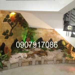 Tiểu cảnh khô gầm cầu thang