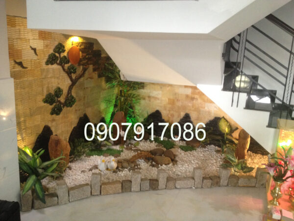 Tiểu cảnh khô gầm cầu thang