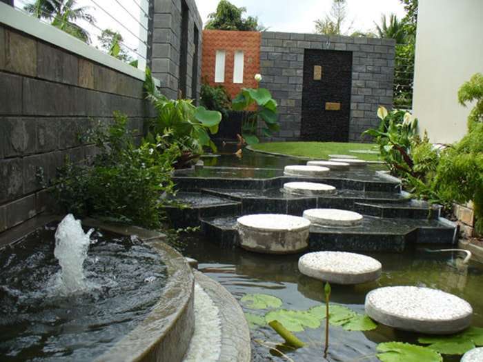 Hồ cá koi đơn giản - Tối ưu không gian sống xanh và thư giãn