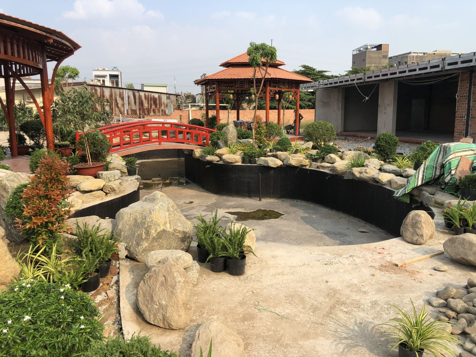 Hồ cá koi - Nghệ thuật sống hòa quyện cùng thiên nhiên trong không gian nhà bạn
