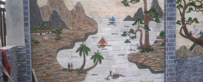 Tranh đá ốp tường - Tinh tế cho không gian sống đẳng cấp
