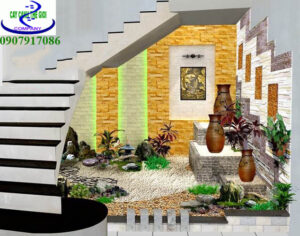 Tiểu cảnh gầm cầu thang