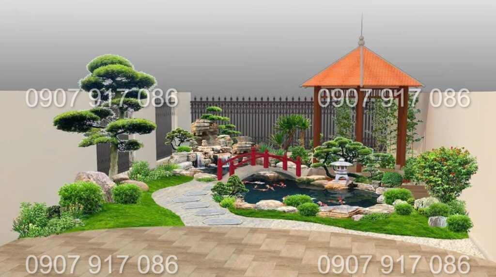 bể cá koi mini